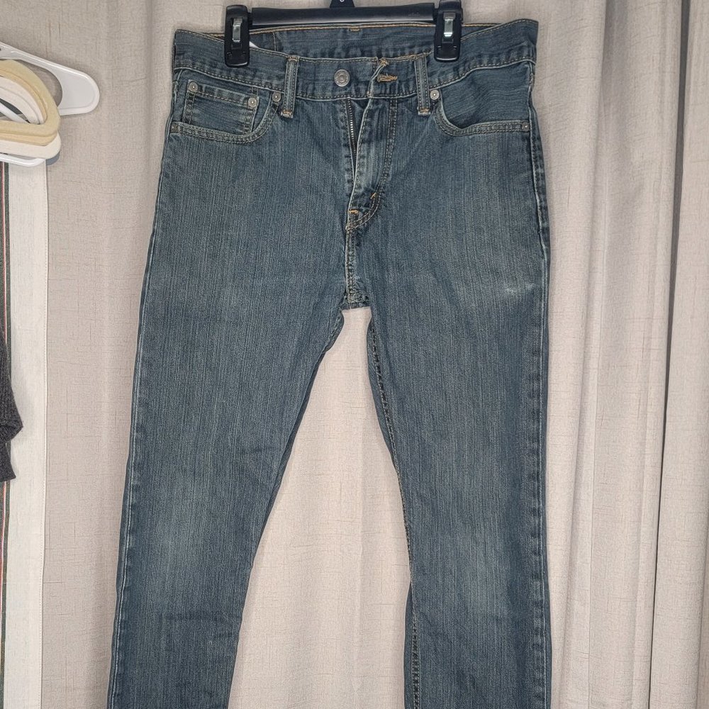Levi's 508 Mens Regular Taper Stretch Jeans 29x30 Medium Blue